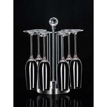 歐式香檳杯6只套裝創意水晶玻璃紅酒杯高腳杯一對起泡酒杯2個禮盒