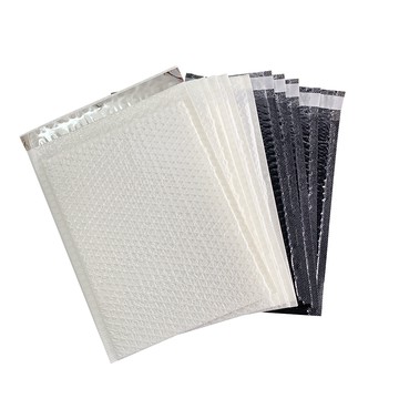 其他事務用品 中-黑白色氣泡快遞袋/氣泡袋(10入)