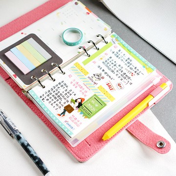 筆記本子 個性女生款創意文具日記本文藝精致加厚手賬本韓版小清新本子活頁本記事本小隨身手帳本【林之舍】