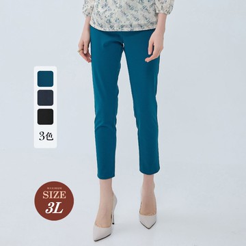 ILEY伊蕾 經典都會多色修身小直筒褲(三色；M-3L)1234016315