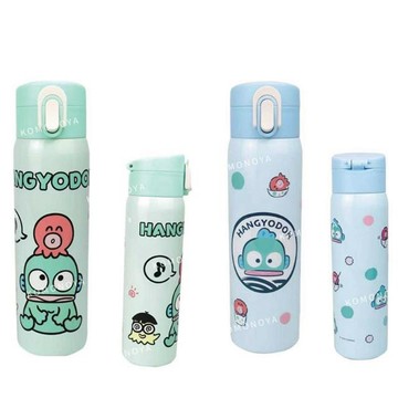 小禮堂 Sanrio 三麗鷗 人魚漢頓 500ml 彈蓋式不鏽鋼保溫壺 (好友款)