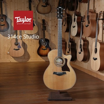 小叮噹的店-Taylor 314ce studio 烘烤雲杉面板 全單 墨廠 沙比利背側板 ES-2拾音器 電木吉他