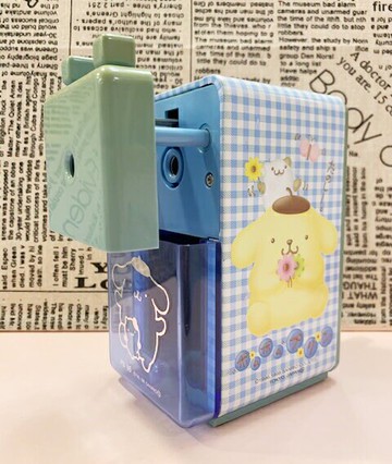 【震撼精品百貨】Pom Pom Purin 布丁狗 日本SANRIO三麗鷗布丁狗 削鉛筆機-藍(展示品)#19304 震撼日式精品百貨