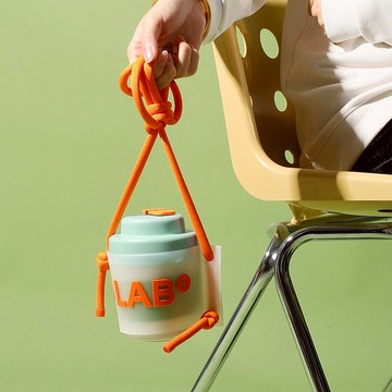 【陶瓷保溫Caffee咖啡杯配件】磨砂透明背帶