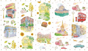 你眼中的世界 和紙膠帶 特殊油墨 台灣製 10米卷