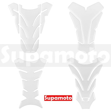 -Supamoto- 魚骨貼 C款 透明 水晶 油箱貼 仿賽 街車 復古 檔車 通用 大重 復古