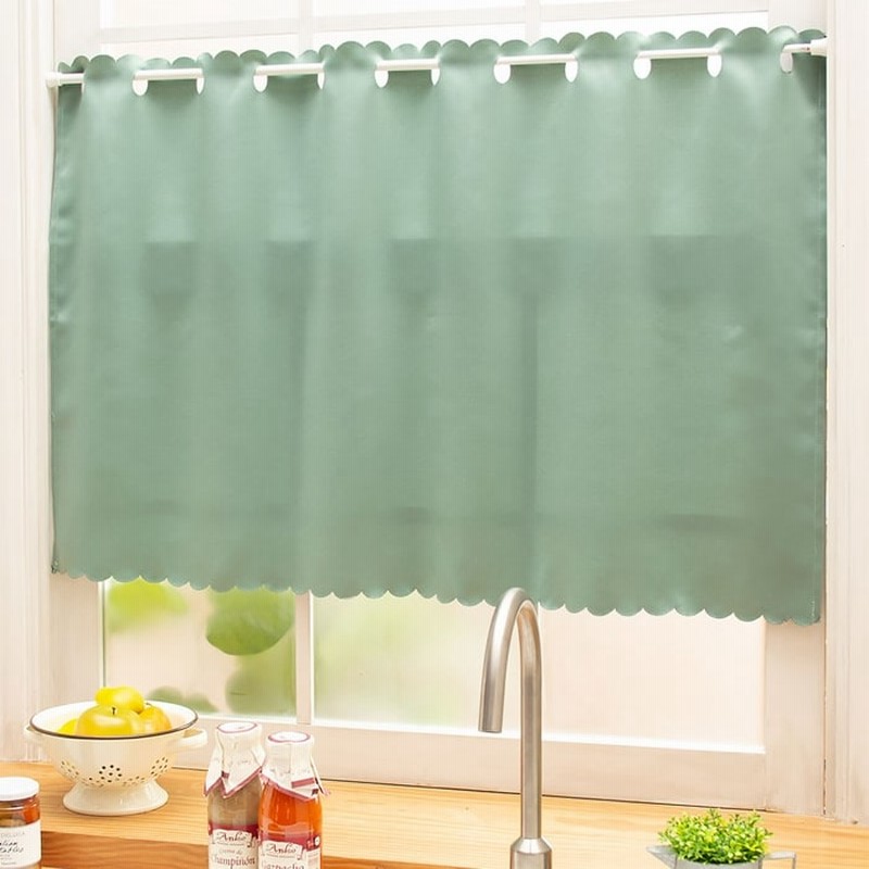 ベルーナインテリア お買得遮光カラーカフェカーテン 小窓用 目隠し 間仕切り 幅６０ 幅１００ 幅１４０ 無地 選べる６カラー 洗える グリーン 約幅60cm 丈50cm レディース 通販 Lineポイント最大10 0 Get Lineショッピング