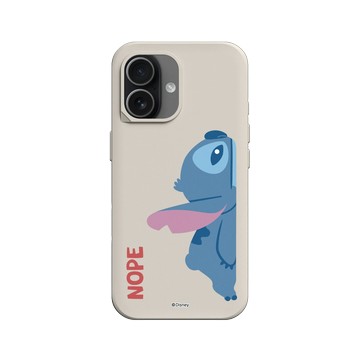 iPhone 17 SolidX 貝殼灰 - 迪士尼-史迪奇 Disney Stitch - 史迪奇 - 哼 NOPE