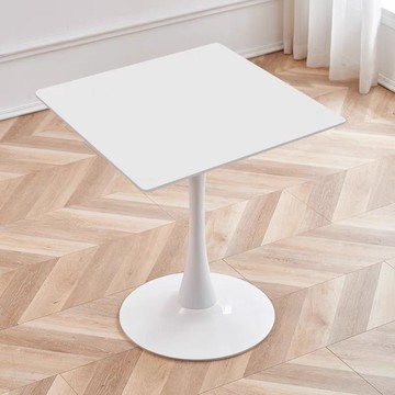 免運/快速出貨 北歐正方形巖板餐桌小戶型家用休閑洽談桌組合接待會客奶茶咖啡店