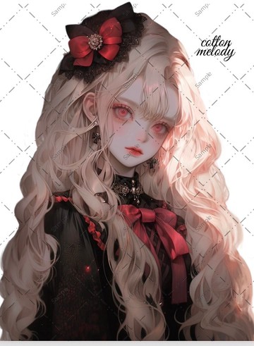 原創貼紙 No.200 人物貼紙 原創貼紙 女孩貼紙 原創人物貼紙