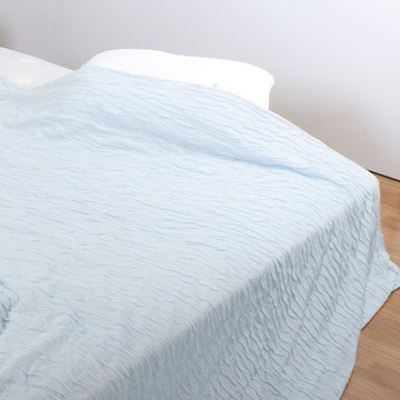 四國纖維 鈴木太太獨家聯名 舒芙蕾透氣涼被 無棉款 天空藍