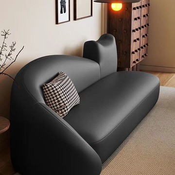 台灣公司貨 最低價 免運  北歐客廳沙發小戶型設計師弧形奶油風現代輕奢美容院云朵網紅款