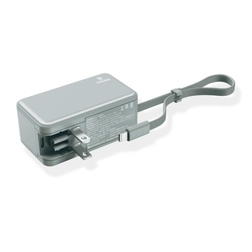 [亞瑟3C] Sardine 沙丁魚 自帶線插頭二合一快充行動電源 5000mAh ( Lightning )｜WH 標示 & 可上飛機 (盒損福利品)