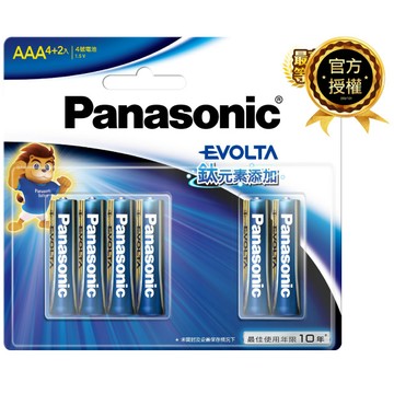 Panasonic Evolta鈦元素鹼性電池4號(4+2)