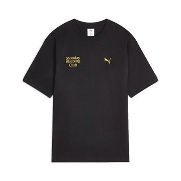 【PUMA】 MSC系列Slogan短袖T恤 N MONDAY SLEEPING CLUB 聯名 圓領短袖T恤 男女 - 63899201