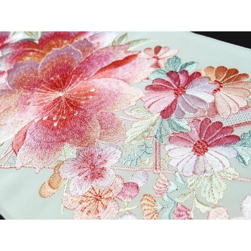 シルドール大柄刺繍衿 桜 梅 菊 洗える半襟 | LINEショッピング