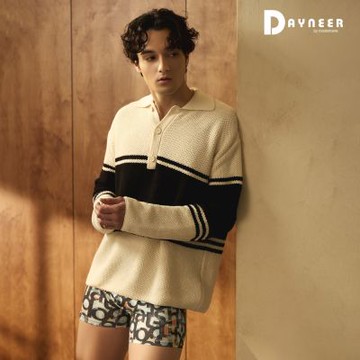 DAYNEER 印花貼身三角男內褲 M-XXL(幾何黑)