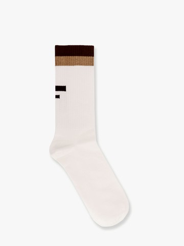 Ribbed cotton socks - FENDI - gender_Man