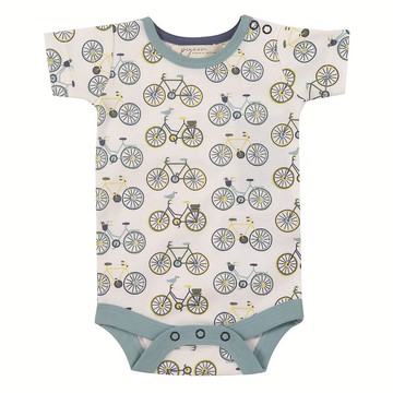 100%有機棉 活力 腳踏車 包屁衣