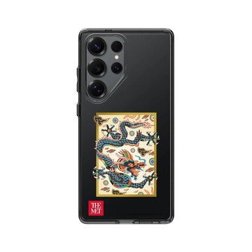 Galaxy S25 Ultra Clear 酷墨灰 - The MET - 畫框系列 - 騰雲龍徽