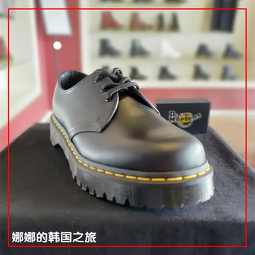 男鞋韓國代購Dr.martens厚底3孔1461 bex中厚系帶單鞋馬丁靴21084001