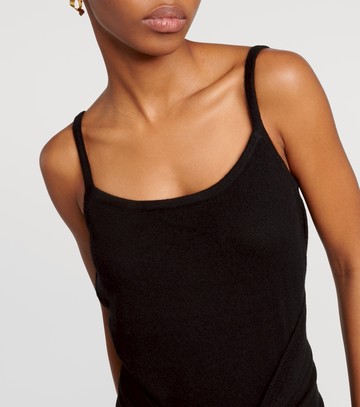 Toteme Scarf-detail cashmere maxi dress