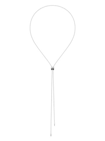 Boucheron - 18kt white gold Quatre Black Edition diamond tie necklace - unisex - Diamond/PVD/18kt White Gold - One Size - Silver
