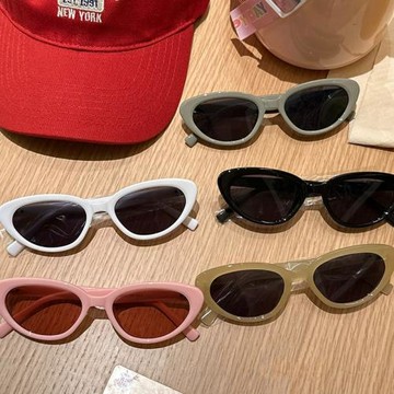 念可*歐美復古造型超輕顯瘦街拍遮陽防曬墨鏡女新款貓眼墨鏡ins潮