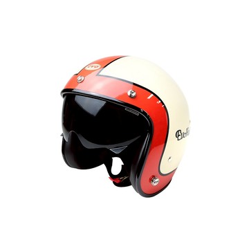 EVO CA312 1997 內鏡式復古騎士帽 經典 內墨鏡 金屬插扣 皮革 CNS合格【智同官方旗艦店】