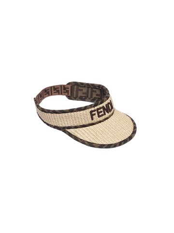 fendi fendi embroidery visor