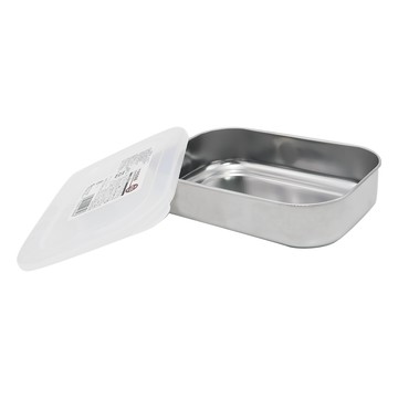 日本製不鏽鋼保鮮盒-長方型-15cm-300ml-6入