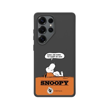Galaxy S25 Ultra SolidSuit 黑 - 史努比 Snoopy 75th Anniversary - 75週年-休息一下
