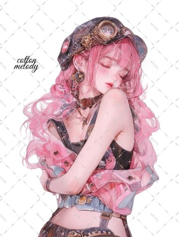 original sticker no.7270 人物貼紙 原創貼紙 人物貼紙 女孩貼紙 原創人物貼紙