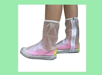 防雨鞋套透明雨鞋套 女用馬靴型防雨鞋套 防水鞋套