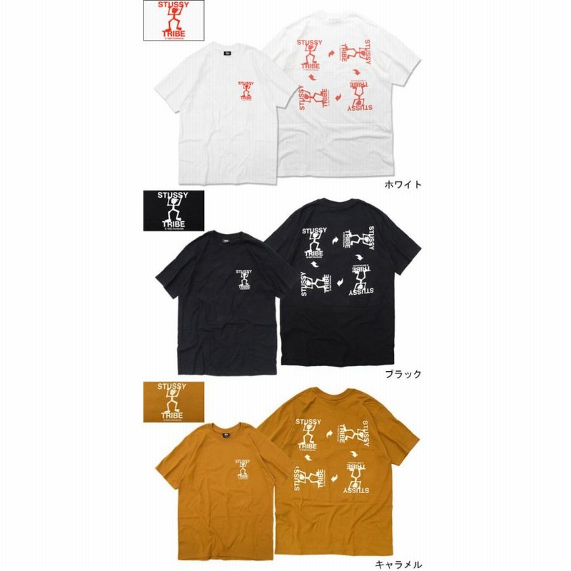Stussy Tribe Stack T-Shirt ステューシー ロゴ 半袖 Tシャツ STUSSY（ステューシー）BIG LINK TEE カットソー 半袖 Tシャツ