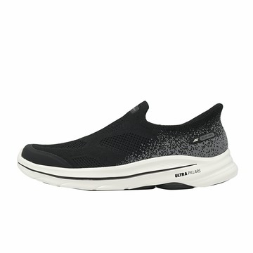 Skechers 休閒鞋 Go Walk 8-Pelayo Slip-Ins 男鞋 黑 米 套入式 緩衝 支撐 健走鞋 216784BKW