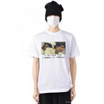 香港舊電影天若有情劉德華吳倩蓮經典復古做舊T恤寬松男女同款潮