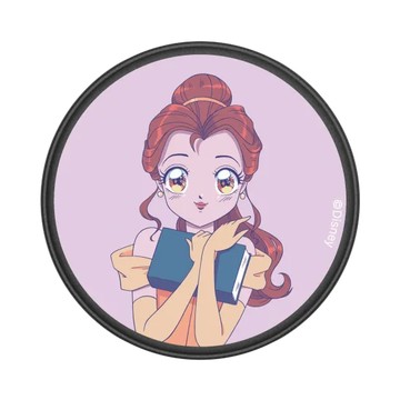 GRIP O (MagSafe 兼容） 黑 - 迪士尼-公主系列 Disney Princess - 愛心