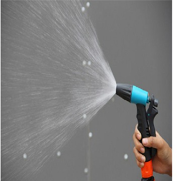 [協貿國際]好用塑膠洗車水槍 接頭套裝 家用汽車高壓洗車水槍 單個價