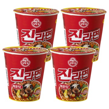 OTTOGI 不倒翁 杯麵 金拉麵 辛辣 65g  4入