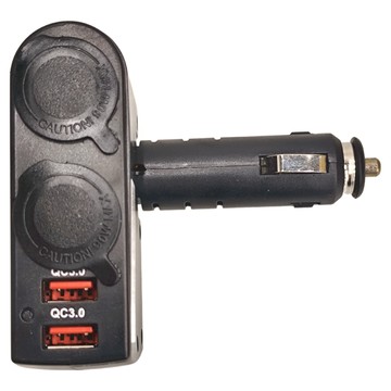 Kolin 歌林 雙QC3.0車用充電器 115 x 87 x 28mm 76g  KEX-DLCA24  黑色