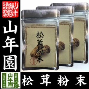  松茸粉末 20g×3袋セット 無農薬で栽培された松茸を温風乾燥させて粉末に 健康 送料無料 緑茶 ダイエット ギフト プレゼ