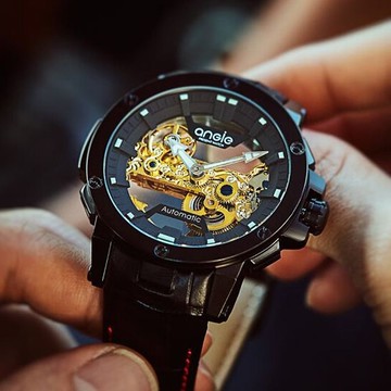 鵲橋鏤空 皮帶款 黑面 霧砂黑