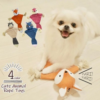 犬用おもちゃ 丈夫なおもちゃ オモチャ ロープ ぬいぐるみ パリパリ たぬき きつね ブタ リス音が鳴る 噛む デンタル ケア ペットグッズ 犬の おもちゃ 小型犬 通販 Lineポイント最大get Lineショッピング