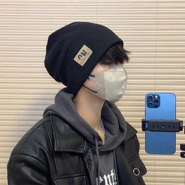 ⭐台灣出貨⭐大頭頭帽堆堆秋冬帽子保暖秋冬季顯臉防風包頭護耳防寒保暖帽