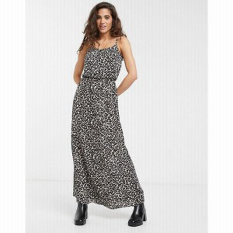 オンリー Only レディース ワンピース キャミワンピ ワンピース ドレス Winner Cami Leopard Print Maxi Dress レオパードプリント 通販 Lineポイント最大1 0 Get Lineショッピング
