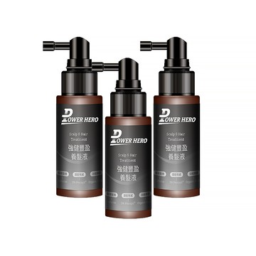 PowerHero 強健豐盈養髮液x3瓶(60ml/瓶)