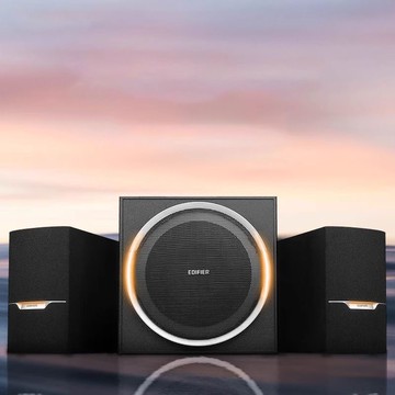 【1282人收藏】漫步者R303BT無線藍牙音箱2.1臺式電腦多媒體音響家用木質低音炮-享樂