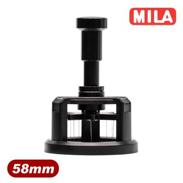 MILA 按壓旋轉磁吸佈粉器58mm(鋁合金咖啡粉打散器)
