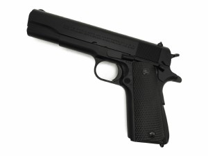 クラフトアップルワークス CAW･MULE  モデルガン M1911A1 コマーシャル ミリタリー HW ブラック 発火モデルガン  (4571261540667)